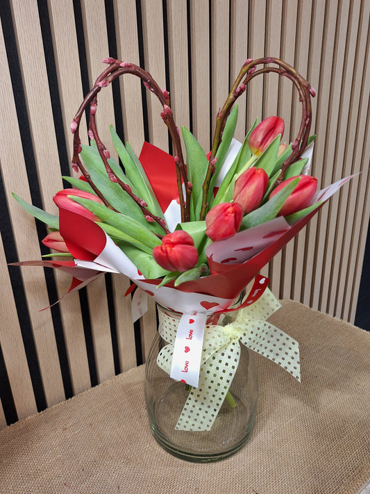 Ramo tulipanes San Valentín